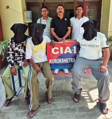 थानेसर: शाहाबाद: युवक पर हमला कर हत्या करने के तीन आरोपी गिरफ्तार