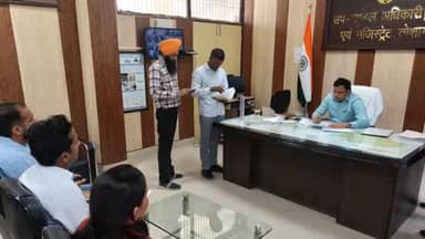 तोशाम: एसडीएम संदीप ने सर्वोच्च न्यायालय के मुख्य न्यायाधीश न्यायमूर्ति सूर्यकांत द्वारा रखे जाने वाली आधारशिला समारोह की