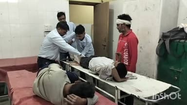 कुम्हेर: कुम्हेर डीग रोड नदबई चौराहे के पास अज्ञात वाहन की टक्कर से बाइक सवार दो लोग गंभीर रूप से घायल, कुम्हेर अस्पताल में भर्ती