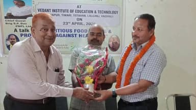 लालगंज: वेदांत इंस्टिट्यूट ऑफ़ एजूकेशन एंड टेक्नोलॉजी में पोषण पखवाड़ा समापन पर कार्यक्रम आयोजित