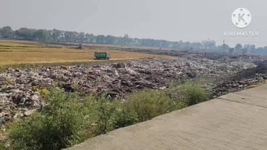 कोचस: नगर पंचायत कोचस में डंपिंग यार्ड के अभाव में सड़क किनारे फैल रहा कचरा, राहगीर हो रहे परेशान