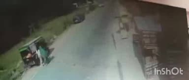 बेनीपट्टी: बेनीपट्टी में दिनदहाड़े चेन स्नेचिंग, सीसीटीवी में कैद हुई वारदात