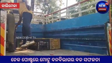 କାଲିମେଳା: ମୋଟୁ ଚେକପୋଷ୍ଟରେ ମୋଟୁ ବନବିଭାଗର ବଡ ସଫଳତା
#motu #kalimela #Odisha #newodishatv