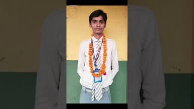 हाई स्कूल में जिला टॉपर बने बंठीहवा क्षेत्र के नौशाद#shorts