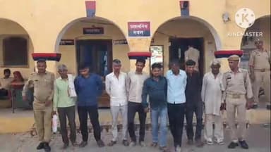 गुन्नौर: रजपुरा थाना पुलिस ने अलग-अलग गांव से 11 अभियुक्तों को गिरफ्तार कर न्यायालय भेजा