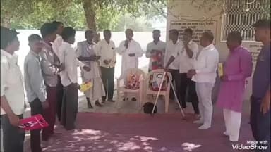 जालौर: भालनी ग्राम पंचायत में पंचायत राज स्थापना दिवस पर आयोजित किया गया कार्यक्रम