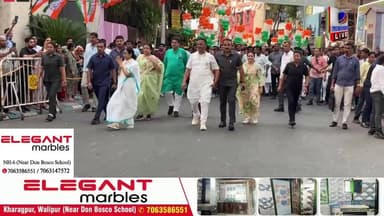 গোপালনগর মোড় থেকে পদযাত্রায় মমতা বন্দোপাধ্যায় LIVE