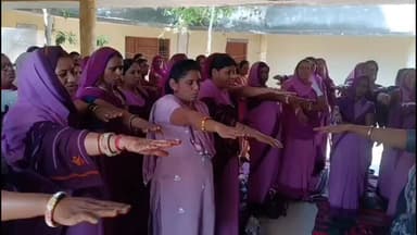 मनोहरथाना: मनोहरथाना में महिला एवं बाल विकास विभाग ने परियोजना पोषण मेले में पौष्टिक व्यंजन प्रदर्शनी का आयोजन किया