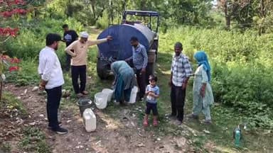 गगरेट: अम्बोटा व चतेहर में पानी की किल्लत, पूर्व विधायक चैतन्य शर्मा ने टैंकर भेजकर दिलाई राहत