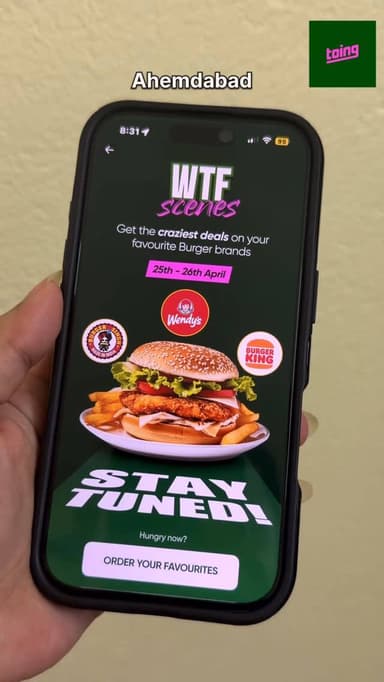 Guys in Ahmedabad Toing’s WTF Scenes are finally live and yes, it’s true burgers are starting at just ₹9 🍔🔥
This weeken...