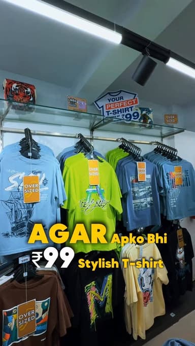 To aap bhi visit kare apne Nearest vmart
📍Hirapur Dhanbad
Aur stylish Tshirt ghar le jao sirf 99 se
aut Tag karo @vmar...