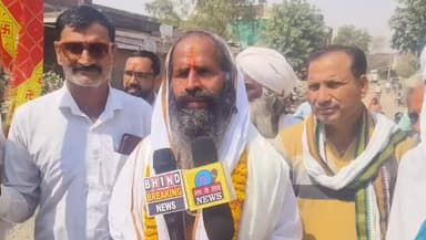 Bhindnews :गोरमी नगर में पहुंची संत आंदोलन के प्रणेता कालिदास महाराज की सत्य धर्म यात्रा जगह-जगह हुआ स्वागत #MPNews #Loc...