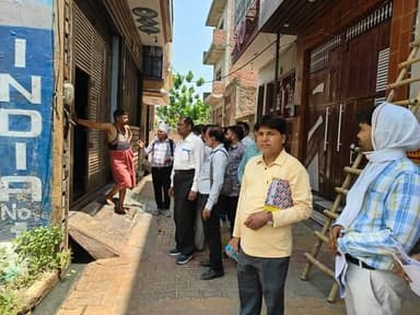 जनगणना 2027 की ट्रेनिंग नगर पालिका परिषद सभागार व फील्ड ट्रेनिंग