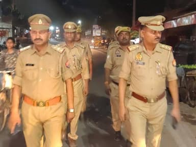 जनपद में सुरक्षा एवं शांति व्यवस्था को अक्षुण्य बनाये रखने हेतु आज दिनांक 25.04.2026 को थाना औरास पुलिस द्वारा थाना क्षे...