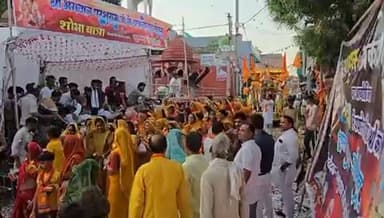 नरवर सार्थक युवा फाउंडेशन के अध्यक्ष बिलाल खान द्वारा नरवर मे भगवान परशुराम जयंती के उपलक्ष मे ब्राह्मण समाज द्वारा आयोजित चल समारोह एवं शोभा यात्रा का भव्य स्वागत किया गया।