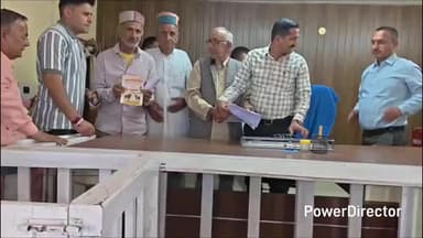 पांवटा साहिब: गौमाता को राष्ट्रमाता घोषित करने की मांग को लेकर तहसीलदार कमरऊ को ज्ञापन दिया गया