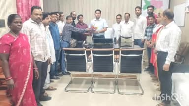 मनेन्द्रगढ़ नगर पालिका में नए CMO अजय सिंह ने संभाला पदभार, दोपहर 12 बजे कर्मचारियों ने किया स्वागत