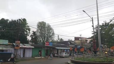 খোয়াই শহরে কালবৈশাখী ঝড়ের তান্ডব।