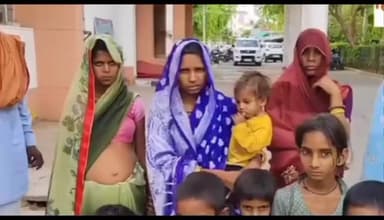 करौली: जमीनी विवाद में लांगरा थाना में कार्रवाई न होने पर गोठियान का पुरा निवासी परिवार ने एसपी से मिलकर सौंपा ज्ञापन