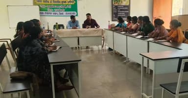 खैरागढ़-छुईखदान-गंडई जिले की कृषि सखियां कृषि विज्ञान केंद्र पेंड्री (राजनांदगांव) में आयोजित 5 दिवसीय प्रशिक्षण कार्यक्...