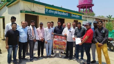 PM के नाम कृषि आदान व्यापारियों ने एसएडीओ को ज्ञापन सौंपा