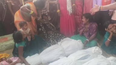 आमस: नाबालिग ने दी मां, पिता और दो बहनों को मुखाग्नि