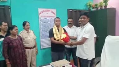 ବିଞ୍ଝାରପୁର: ବିଂଝାରପୁର ଥାନା ପରିଶେଷରେ ଥାନା ଅଧିକାରୀଙ୍କ ପକ୍ଷରୁ ନୂତନ ଭାବେ ଯୋଗଦେଇଥିବା ଏଏସଆଇଙ୍କୁ ସ୍ୱାଗତ ସମ୍ବର୍ଦ୍ଧନା