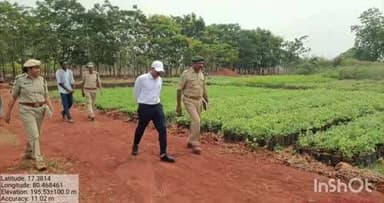 జూలూరుపాడు: జూలూరుపాడు మండలం వినోబా నగర్ లోని నర్సరీని అకస్మికంగా తనిఖీ చేసిన డిఎఫ్ఓ కృష్ణ గౌడ్