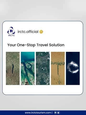 POV: Nature just spelled out the best way to travel and explore.
Think Travel. Think IRCTC.
#NASA #Landsat #IRCTC