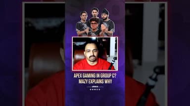 APEX Gaming in Group C? Mazy Explains Why #mazy #TAGonTOP #bgmi #bgminews #bgmiesports #esports