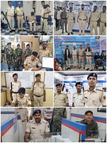 #कटिहार_पुलिस द्वारा बैंकिंग प्रतिष्ठानों /ATM में सुरक्षा-व्यवस्था सुनिश्चित करनें हेतू बैंकों की सुरक्षा जांच की जा रही है I
👉बैंक परिसर के अंदर एवं बाहर संदिग्ध पर निगरानी रखी जा रही है I