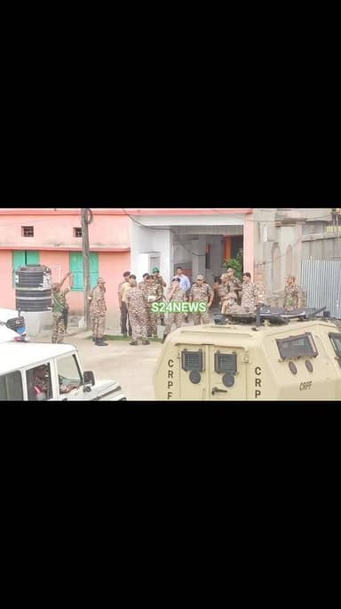ডায়মন্ড হারবার থেকে মিটিং শেষ করলেন কেন্দ্রীয় বাহিনীর ডিজি ও পুলিশ অবজারভার অজয় পাল শর্মা