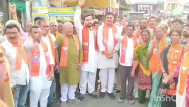 પાટણમાં ભાજપનો ભગવો લહેરાતા બગવાળા દરવાજા ખાતે આભાર દર્શન કાર્યક્રમ યોજાયો
