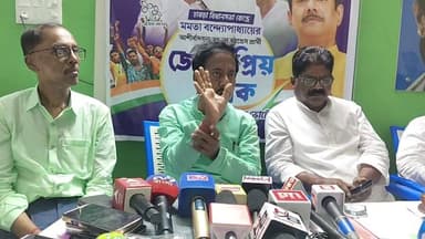 ভোট মিটতেই জ্যোতিপ্রিয় মল্লিক সংবাদ মাধ্যমের মুখোমুখি