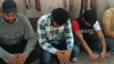 सिरसा: पुलिस ने हुडा सेक्टर 19 से स्कॉर्पियो सवार चार लोगों को दंगा करते हुए किया गिरफ्तार