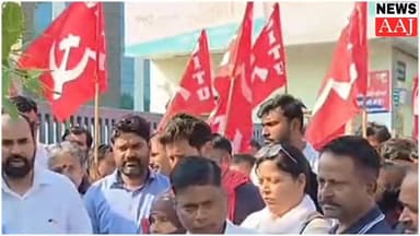 नोएडा में Anmol Biscuits परिसर में मई दिवस पर भव्य आयोजन—मजदूरों का प्रदर्शन, अधिकारों की मांग के साथ गूंजे नारे, भारी प...