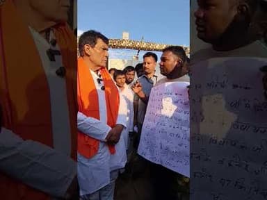 मधुबन में #मंत्री एके शर्मा से मिला #फरियादी लगाई #गुहार #voiceofkaushambi