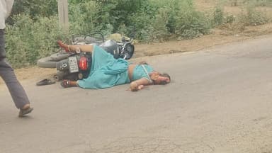 आलमपुर में दबोह से ग्वालियर जाने वाली बालाजी बस से कुचलकर महिला की मौत|