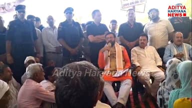 CM नायब सैनी ने रामगढ़ भगवानपुर धरना स्थल पहुंचकर धरना उठाने का आग्रह किया #रेवाड़ी पहुंचे