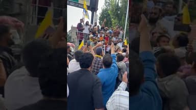 meraj malik relly batote #shortvideo #news #khabartamariindia #ख़बर1इंडिया #viral #latestnews #short