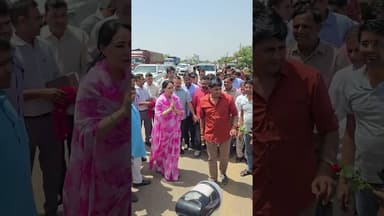 चौमूं पहुंची राजस्थान की उपमुख्यमंत्री दिया कुमारी #chomu #chomucity #reels #trendingnews