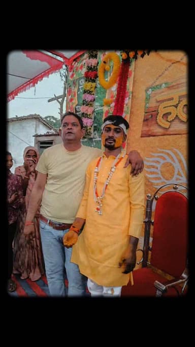 मेरे भतीजे को शादी की हार्दिक शुभकामनाएं बधाइया।