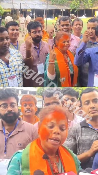 খড়গ্রামে ‘দিদির গড়’-এ ধাক্কা! জয়ের মুকুট বিজেপি প্রার্থীর মিতালী মালের মাথায়
#kandinews #bjpwestbangal #westbangal ...