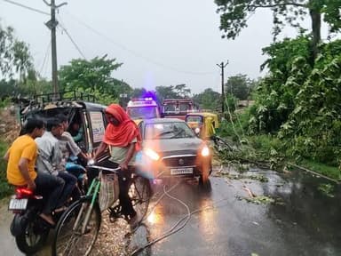 🚨 बड़ी खबर: आंधी-तूफान ने ली दो की जान!
सीतामढ़ी के पुपरी स्टेट हाईवे पर बड़ा हादसा। पेड़ और बिजली का खंभा गिरने से बाइक...