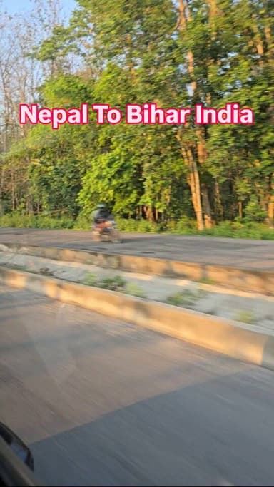 Nepal to bihar India