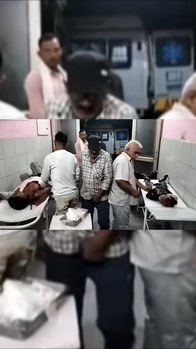 अज्ञात वाहन ने बाइक को मारी टक्कर बाइक पर सवार पत्नी की मौत पति और 7 वर्षीय बेटा गंभीर रूप से घायल