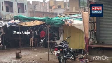#Udaipur #कोटड़ा :बदला मौसम का मिजाज तेज हवाएं के साथ बिजली गुल, प्लास्टिक के छप्पर उड़े #latestnews