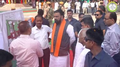 📡#Live: Honorable Chief Minister Shri Samrat Chaudhary inspected and worship of Maa Katyayani in Khagadia district and r...