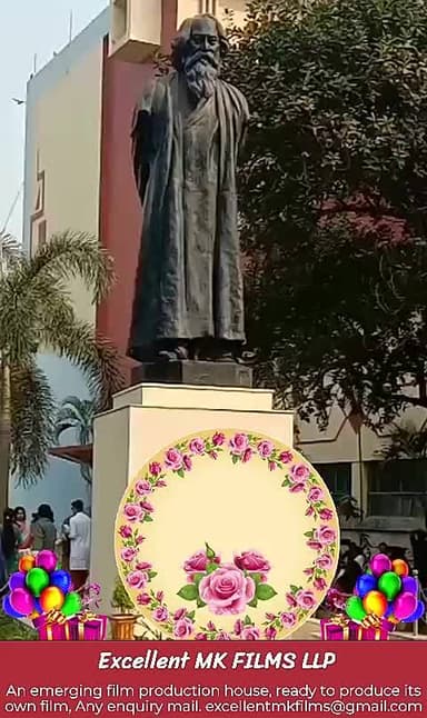 रविंद्रनाथ टैगोर जी की जयंती पर कोटि-कोटि नमन 🙏🙏 @vikassheel janta party
