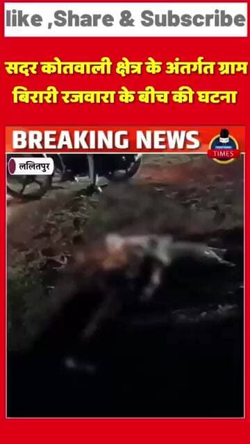 ललितपुर ब्रेकिंग बानपुर रोड पर देर रात्रि तेज गति से भाग रहे ट्रैक्टर पर बैठे ग्रामीण की संतुलन
